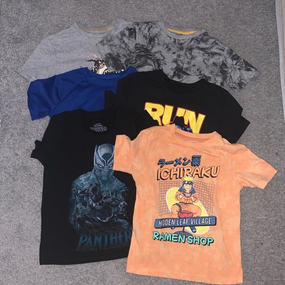 T-shirt lot for boys! Size 5-6 or XS-S/P. All very good used condition. - Picture 1 of 6